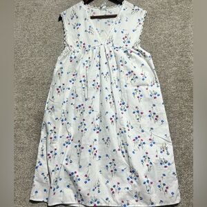 Vintage Elsie Of Miami Woman’s Floral Lightweight sleeveless Gown Size Large